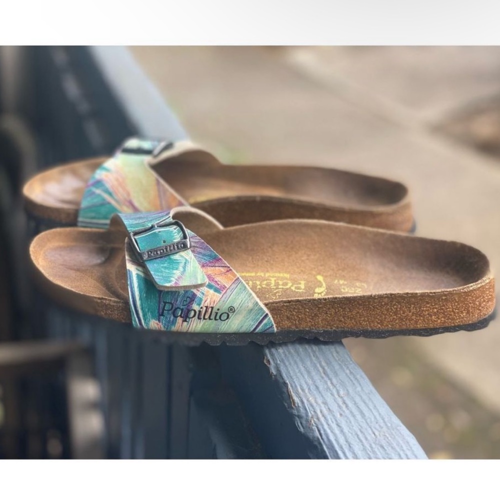 Birkenstock Sz 40 Papillo Multicolor Sandal